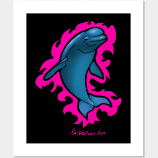 Rad Beluga Design Color Variant B Posters and Art